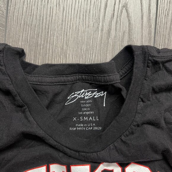 Stussy Tank Top Black X Small XS Streetwear 80 Sleeveless - Picture 3 of 7